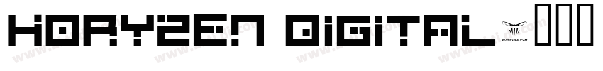 Horyzen Digital字体转换
